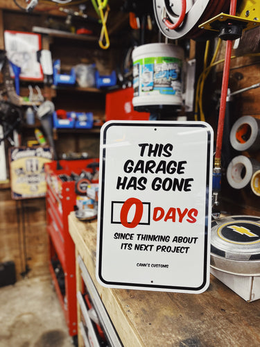 This garage has gone 0 days